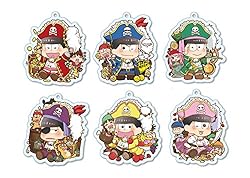 ぷりっしゅ おそ松さん 海賊松Ver. トレーディングアクリルキーホルダー BOX商品 1BOX = 6個入り、全6種類