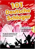 101 deutsche Schlager mit 5 Playback CDs: Dieses Buch enth�lt die absolut beliebtesten und popul�rsten Hits der letzten Jahrzehnte bis heute