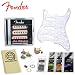 Fender Hot Noiseless Guitar Pickups with Stratocaster Accessories - Includes: Pearl White Pickguard, 5-way Switch, 3-250k Volume pot, Guitar Polish & DPS Polishing Cloth