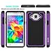 Galaxy On5 Case, OEAGO Samsung Galaxy On 5 Case Cover Accessories - Shock-Absorption Dual Layer Defender Protective Case Cover For Samsung Galaxy On5 G550 - Purple