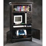 Antiqued Paint Computer Armoire
