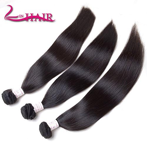 Lin Hair 3 Bundles 300 Grams Brazilian Straight Virgin Hair Weave 26 26 26inches Unprocessed Human Hair Extensions Natural Color