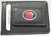 Firefighter Leather Credit Card Holder with ID Window Money Clip