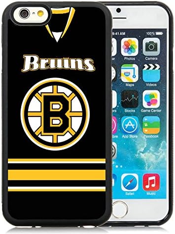 Boston Bruins iPhone 6s Case,Boston Bruins Cover For iPhone 6/6S TPU Black Rubber 4.7 INCH