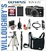 Olympus PEN E-P3 12.3 MP Live MOS Micro Four Thirds Interchangeable Lens Digital Camera with 17mm 2.8 Lens (Black) + LexSpeed 32GB SDHC Memory Card + Extra PS-BLS1 Battery + Deluxe Digital SLR Camera Bag + 3pc 37mm Multi-Coated Essential Filter Kit + Sunpak 620-9002TM Tri-Monopod and Much More! Willoughby's Est. 1898 Deluxe Point and Shoot Bundle