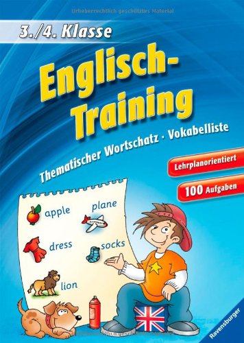 Ravensburger Englisch-Training (3./4. Klasse): Thematischer Wortschatz, Vokabelliste