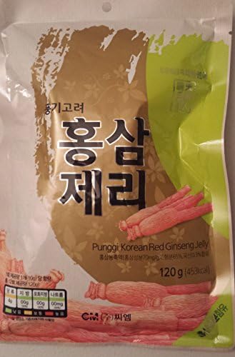 Punggi Korean Red Ginseng Candy, 120 g (Pack of 3)