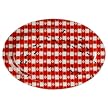 Ants and Gingham Platter
