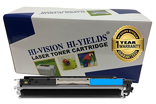 HI-VISION HI-YIELDS ® Compatible Toner Cartridge Replacement for Hewlett-Packard (HP) 126A CE311A (Cyan)