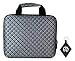 Fujitsu Stylistic Q550 10.1 Inch Netbook Laptop Hard Nylon Case with Internal Pocket Special Edition Pattern Design Color + Nuvur  Keychain (ND10NEK4)