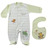 Rainforest Sleep N Play & Bib, 3-6 months