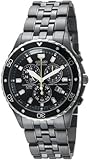 Citizen Men's BL5295-55E Eco-Drive Perpetual Calendar Black Ion-Plated Chronograph Watch