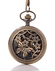 Yesurprise Clock Mechanical hand-wound movement Raeder pocket watches pocket watch chain vintage mens watch Ladies Watch Skeleton Watch Gift Gift reloj de montre de pulsera # 7