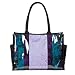 Naturally Knotty Tote With Magnetic Snap Closure - Blue/Purple