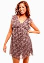 Grey Print Womens Summer Fashion Dress [Apparel]