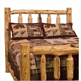 Fireside Lodge 1000 Traditional Cedar Log Traditional Style Headboard Size: Queen