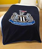 Newcastle United FC CREST Official Fleece Blanket NEW
