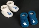 Los Angeles Dodgers Newborn Bootie 2-Pack