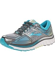Shoes: Brooks Womens Glycerin 13 Running Shoe - Metallic Charcoal/Bluebird/Sharp Green - 10 B(M) US - Brooks