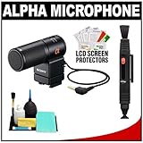 Sony Alpha ECM-ALST1 Stereo Microphone with Lenspen + Cleaning Kit for Alph ....