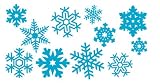 Wall Hugs Snowflakes Christmas Wall Decal