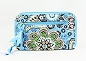 Vera Bradley Zip Around Wallet Bali Blue