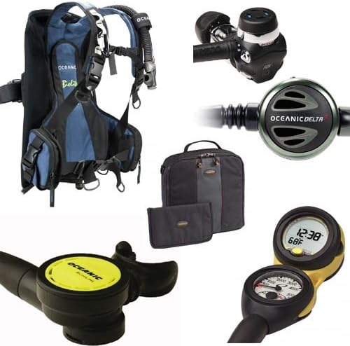 Oceanic Biolite Men's Travel BCD/Regulator Scuba Gear Package