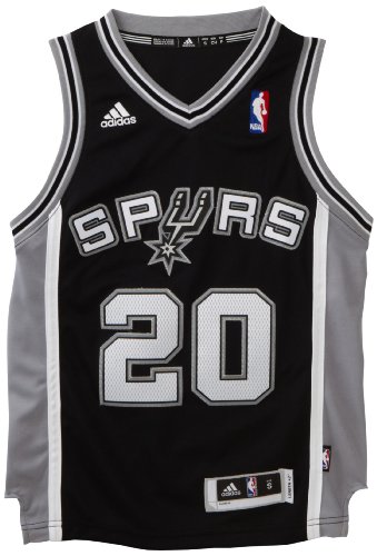 NBA San Antonio Spurs Manu Ginobili Swingman Road Youth Jersey, Black, Medium On Sale