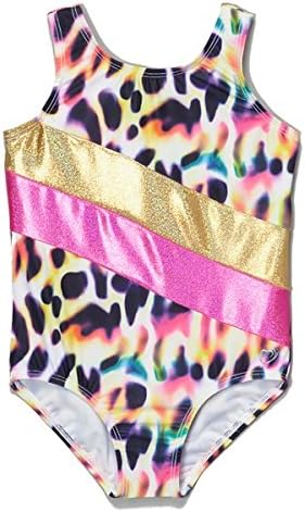 Girl Power Leotards Girls Neon Animal Leotard Size 6X/7