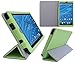 HappyZone PU Leather Case Cover with Build In Stand For Insignia Flex 7-INCH Tablet (Model NS-15AT07), Green