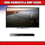Sony XBR 46HX929 - 46" BRAVIA 3D LED-backlit LCD TV + Sony BDP-S580 - 3D Bl ....