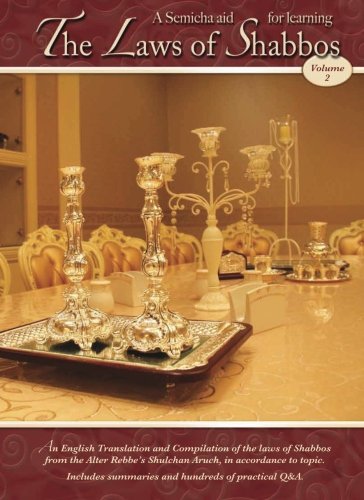 Semicha aid for learning the Laws of Shabbos Volume 2