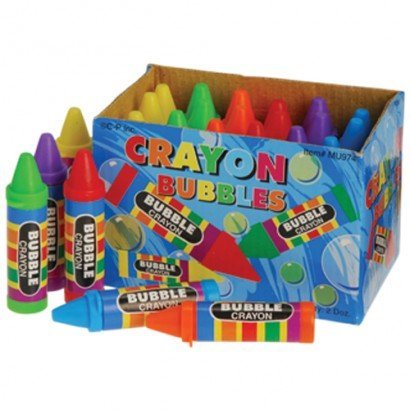 Crayon Bubbles, 24 Count