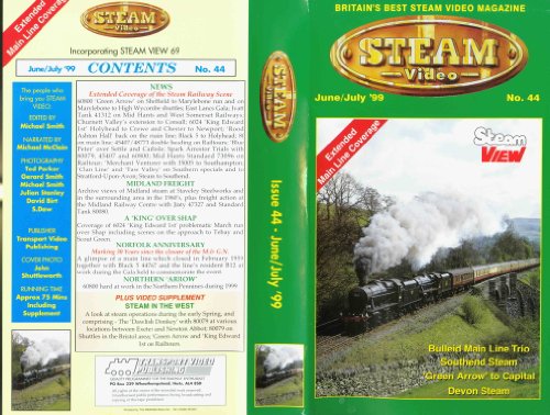  Steam Video - june/july 99 (no.44) extended main line coverage cd cover