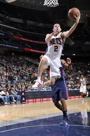 Atlanta Hawks v New Jersey Nets: Jordan Farmar Photographic Poster Print by David Dow, 24x36