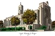 Loyola University of Chicago Lithograph 14x10 Unframed Lithograph