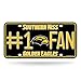 Rico NCAA #1 Fan Metal Tag License Plate