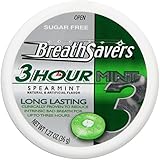 Breath Savers 3-Hour Mints, Spearmint, 1.27-Ounce Tins (Pack of 16)