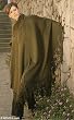 Alpaca wool cloak, 'Jade Lagoon' Alpaca wool cloak, 'Jade Lagoon'