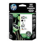 HP 62XL Black/62 Tri-Color Ink Cartridges, N9H67FN, 2/Pack - Best Reviews Guide