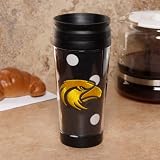 NCAA Southern Miss Golden Eagles 16oz. Black Polka Dot Travel Tumbler