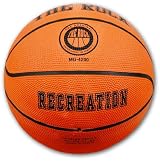 Anaconda Sports&reg; MG-4300-RECR The Rock&reg; Intermediate Size Rubber Recreational Basketball (Orange)