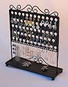 Angelynn's Vintage Styled Black Table Top Earring Angel ~ Pierced Earring Holder & Jewelry Organizer ~ Earring Tree Stand ~ Jewelry Holder ~ Large Earring Organizer ~ Jewelry Display Stand ~ Earring Caddy Rack ~ Earring Organizer ~ Earring Storage Rack ~ Earing Holder ~ Ear Ring Holder ~ Jewelry Storage (EATS-BLK)