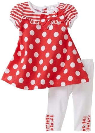 Young Hearts Baby-Girls Infant Long Tunic With Legging Set