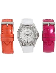 GUESS Womens U12624L2 Feminine Classic Hi-Energy White Watch