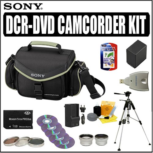 Deluxe Accessory Kit for the Sony Handycam Camcorder DCRDVD610 DVD710 DVD810 and DVD910