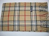 Cashmere Feel Unisex Pashmina Scarf in Checks and Plaid (CAMEL) Cashmere Feel Unisex Pashmina Scarf in Checks and Plaid (CAMEL)