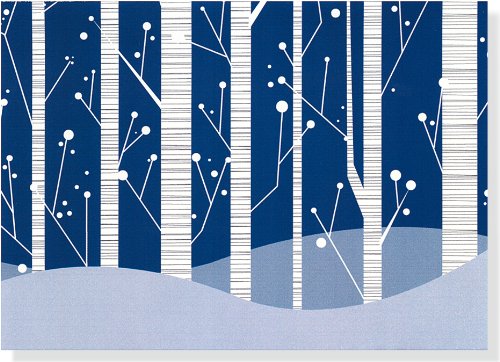 White Birches Holiday Boxed Cards (Christmas Cards, Holiday Cards, Greeting Cards) (Deluxe Boxed Holiday Cards)