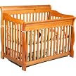Canton 4-in-1 Convertible Crib in Honey by Delta Childrens Products