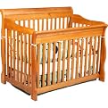 Canton 4-in-1 Convertible Crib in Honey by Delta Childrens Products